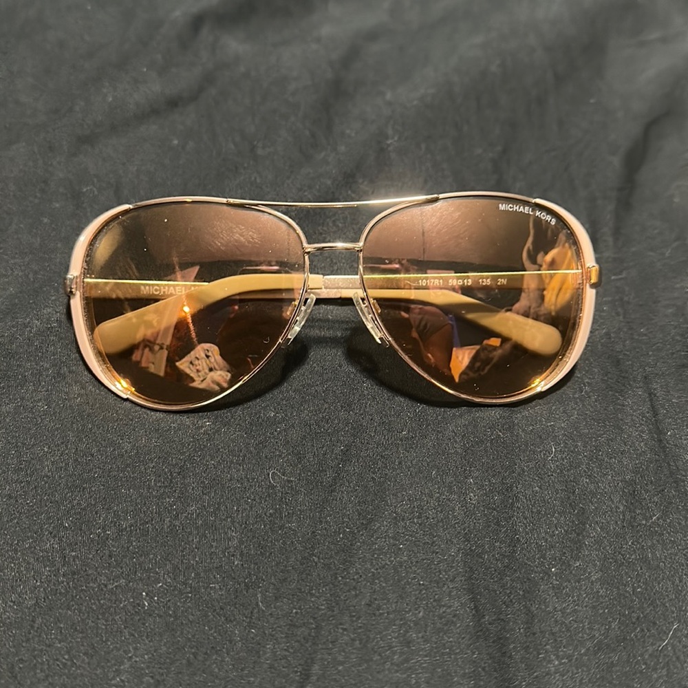 Michael Kors MK5004 CHELSEA Sunglasses - Rose Gold/Taupe